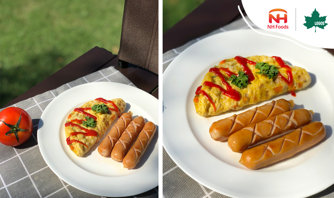 Omelette with Sausage THAI NIPPON FOODS CO., LTD