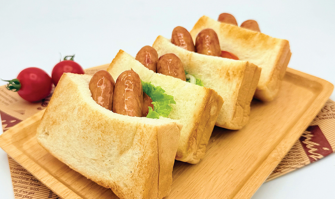 แซนด์วิชพ็อกเก็ตไส้กรอก SCHAU ESSEN